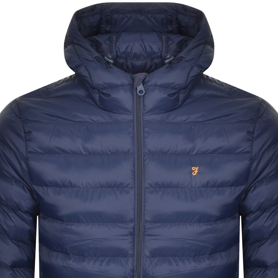 Alternative Image for ProductFarah Vintage Strickland Quilted Jacket Navy2